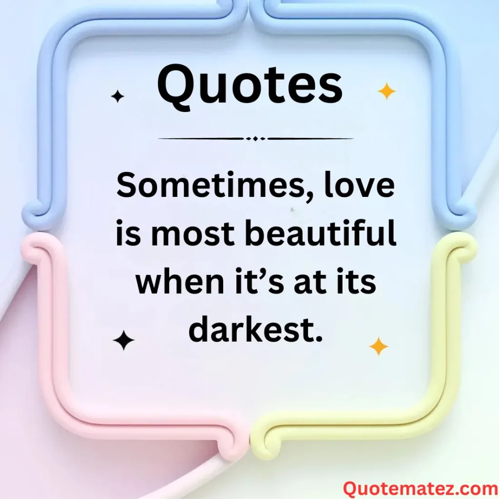 Both Beautiful and Dark