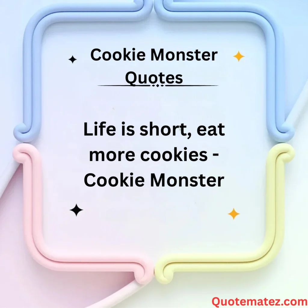 Funny Cookie Monster Quotes