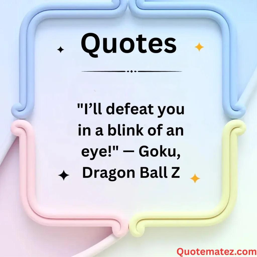 Quirky Anime Quotes