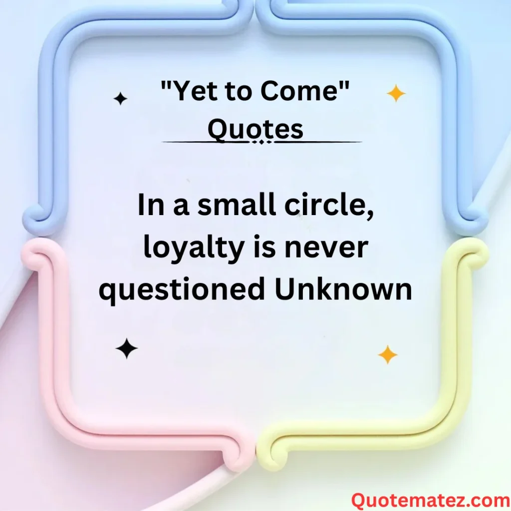Small Circle Quotes About Trust
