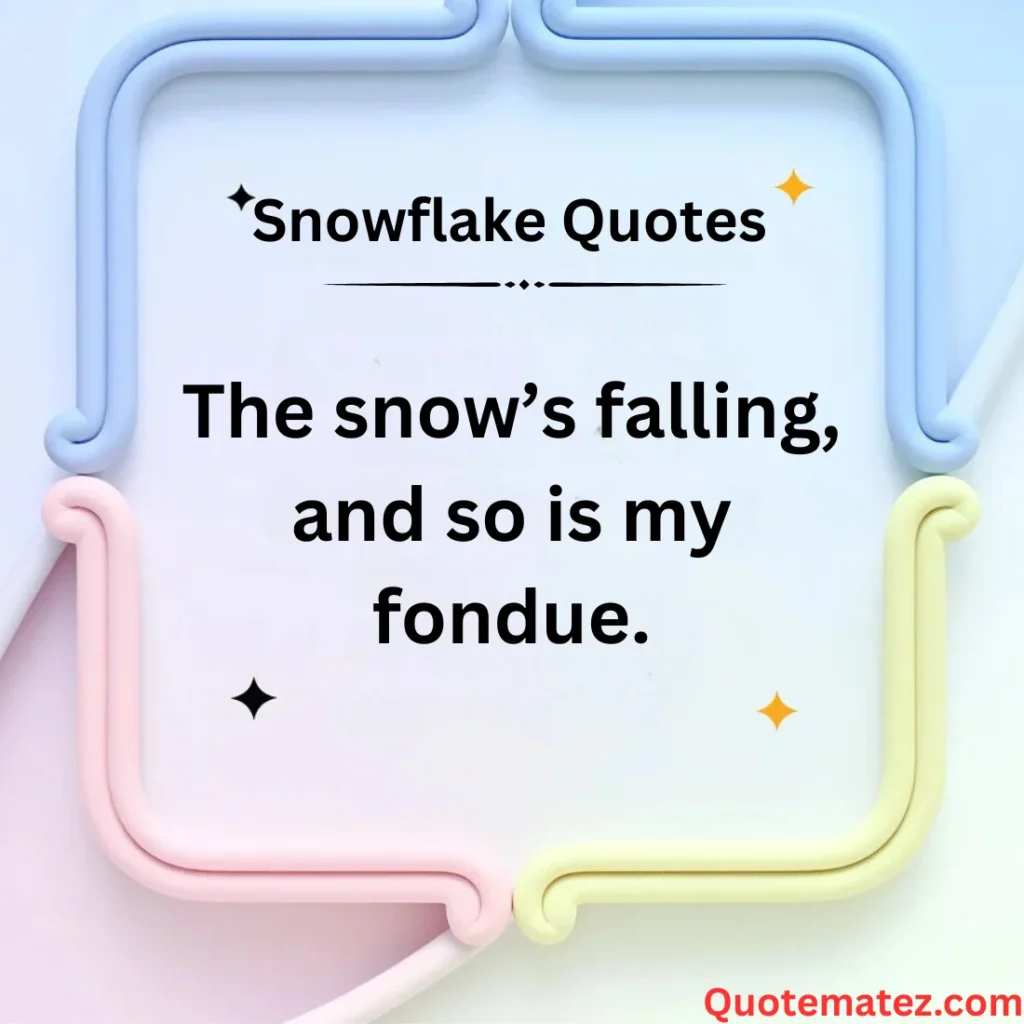 Cute Snowflake Cheese Puns