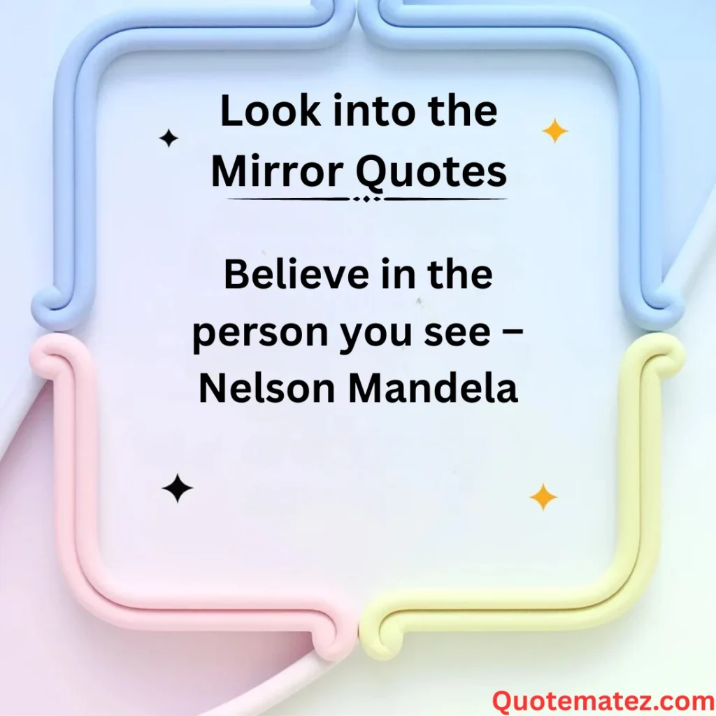 Inspirational Mirror Quotes