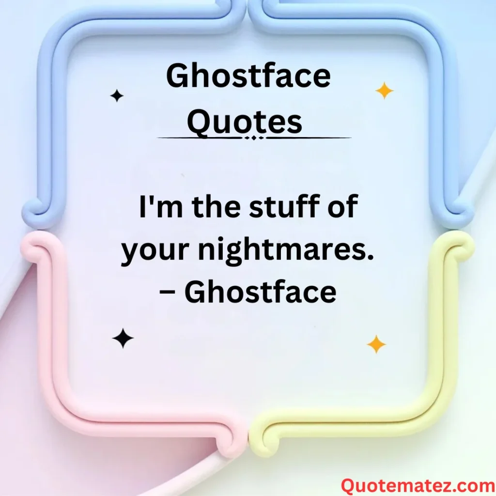 Most Iconic Ghostface Quotes