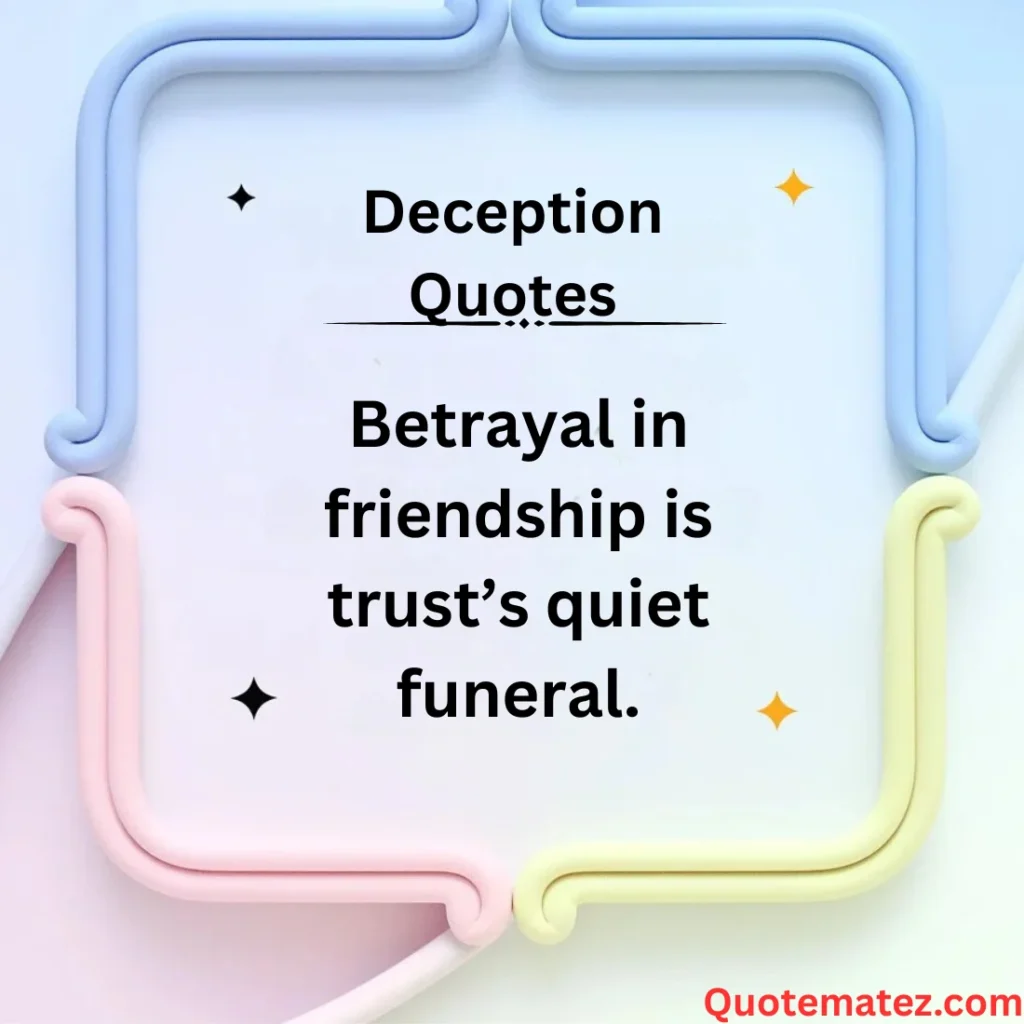 Deception in Relationships