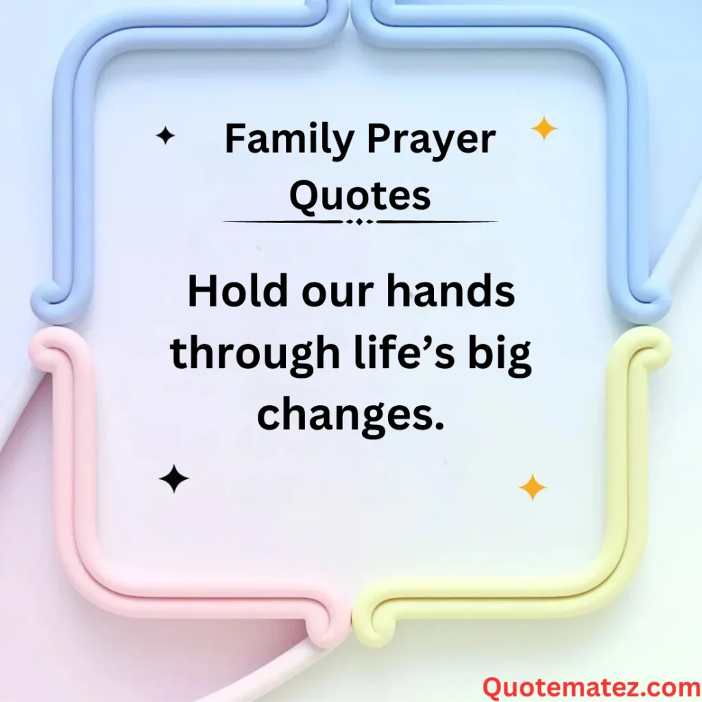 Short Family Prayer Quotes
