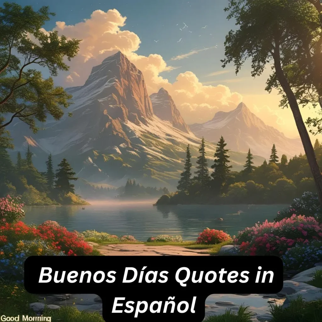 Buenos Días Quotes in Español