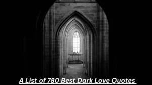 Read more about the article 780+Best Dark Love Quotes for 2025