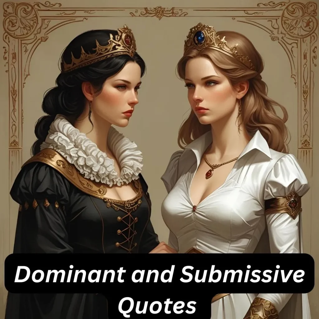 Dominant and Submissive Quotes