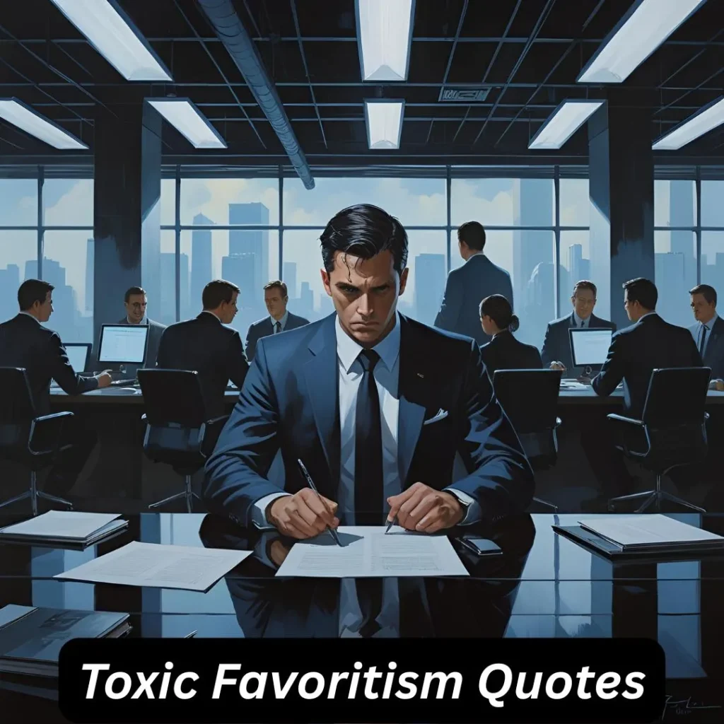 Toxic Favoritism Quotes